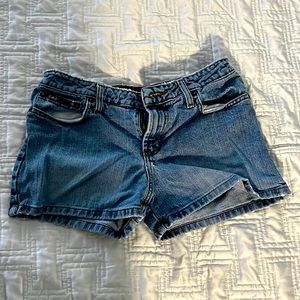 Denim shorts